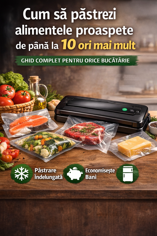 🥩 Cum să păstrezi alimentele proaspete de până la 10 ori mai mult – ghid complet pentru orice bucătărie