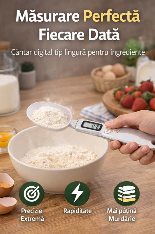 🥄 Cum să măsori ingredientele perfect de fiecare dată – secretul rețetelor reușite