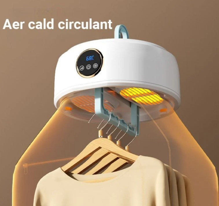 Uscator electric pliabil pentru haine